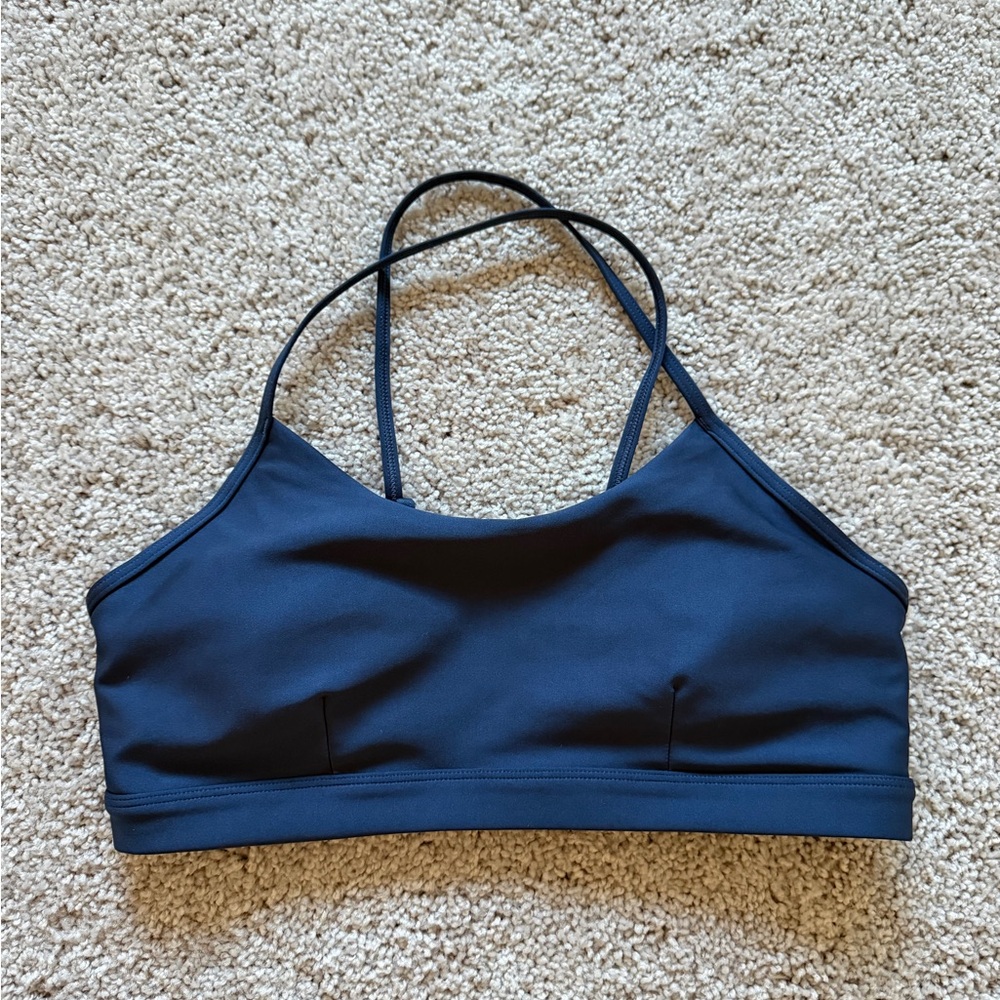 ALO Yoga Navy Blue Airlift Bra